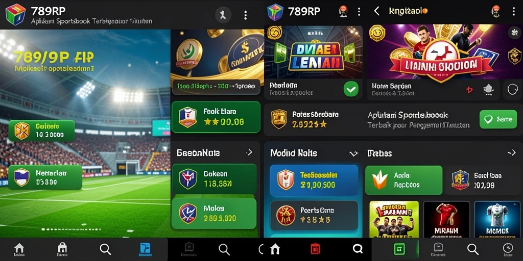 Tampilan gameplay aplikasi 789RP yang menarik dalam taruhan olahraga.