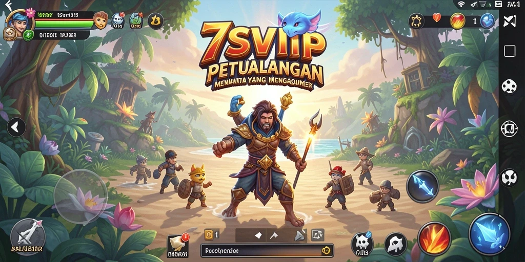 Tampilan menakjubkan dari gameplay Adventure 7SVIP.