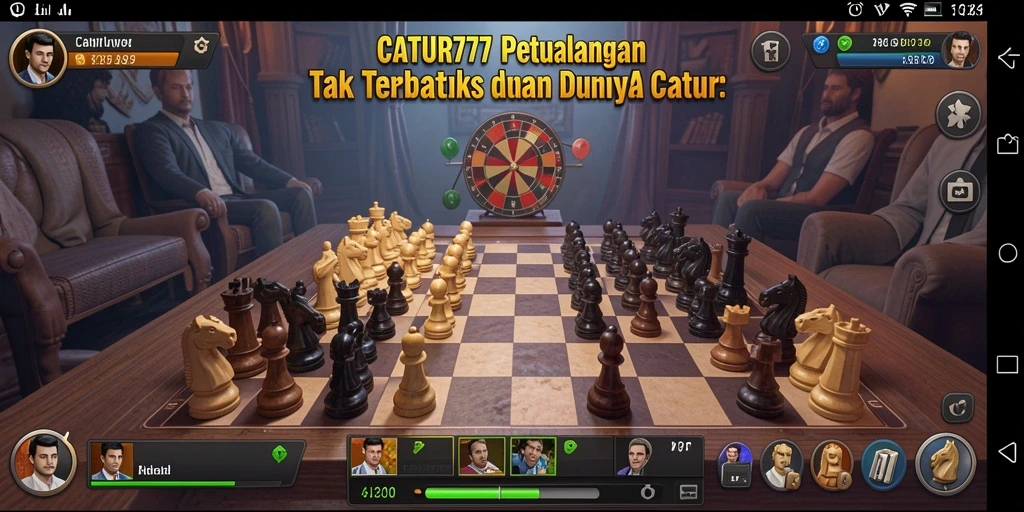 Tangkapan layar gameplay CATUR777 menunjukkan petualangan menarik dalam dunia catur.