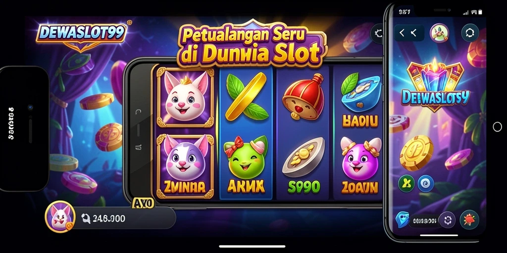 Tampilan gameplay DEWASLOT99 yang menarik dan penuh warna.
