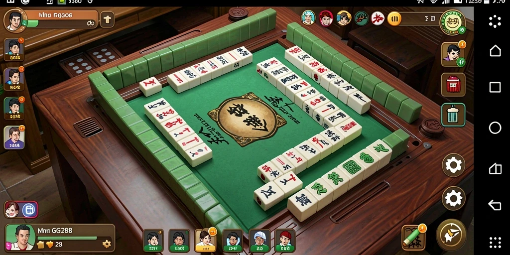 Screenshot utama GG288 menampilkan gameplay Mahjong yang menarik.