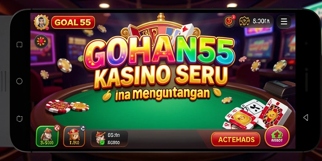 Tampilan gameplay GOAL55 yang menarik dan mendebarkan.
