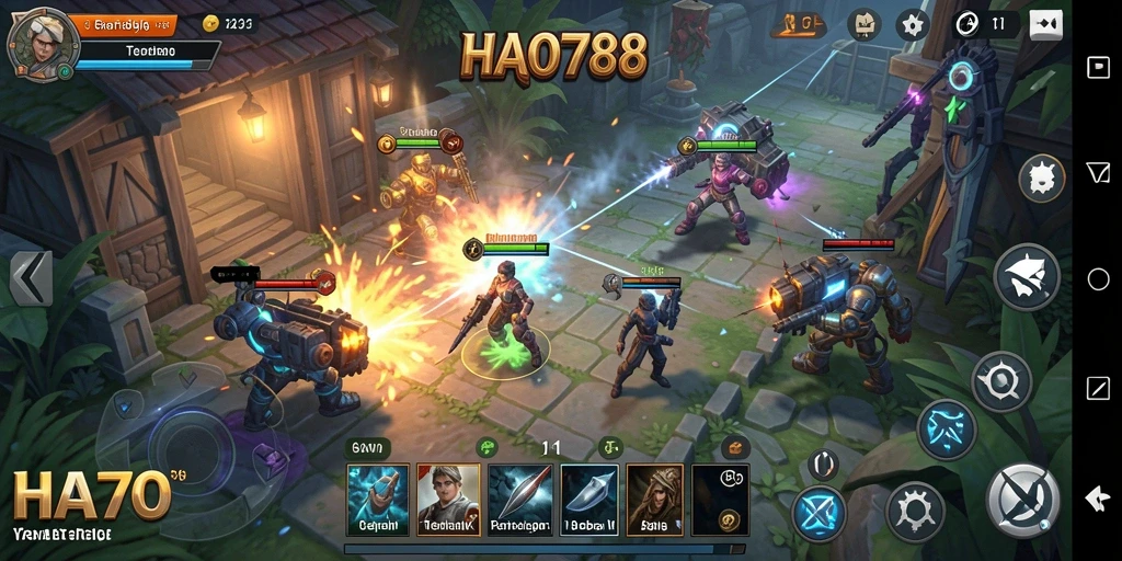 Screenshot gameplay HAO788 menampilkan strategi mendebarkan dan pertempuran seru.