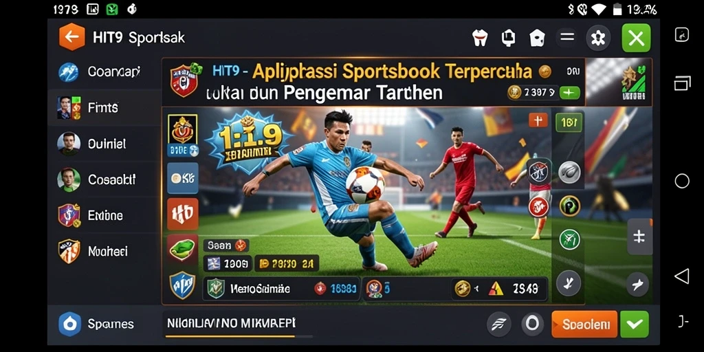 Screenshot HIT9 menampilkan pengalaman taruhan olahraga yang menarik dan interaktif.