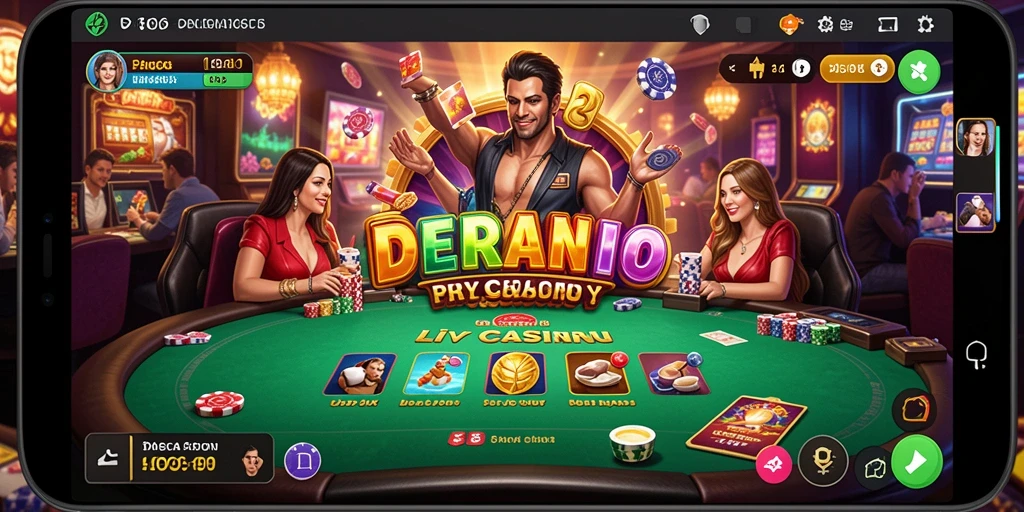 Screenshot gameplay menarik dari ID66 dengan dealer langsung.