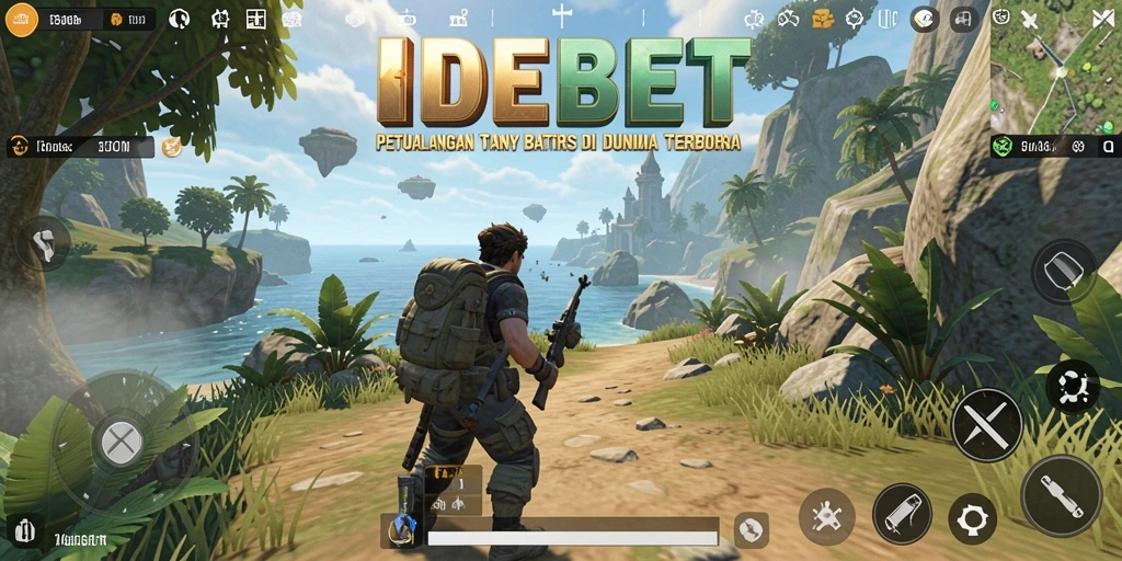 Tampilan gameplay IDEBET yang mengesankan dalam dunia Open World.