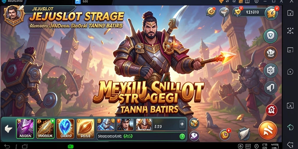 Tampilan gameplay JEJUSLOT yang penuh strategi dan aksi.