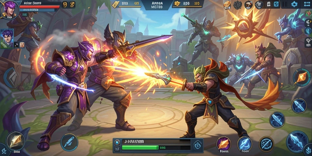 Tampilkan gameplay seru di arena pertarungan JP6789.