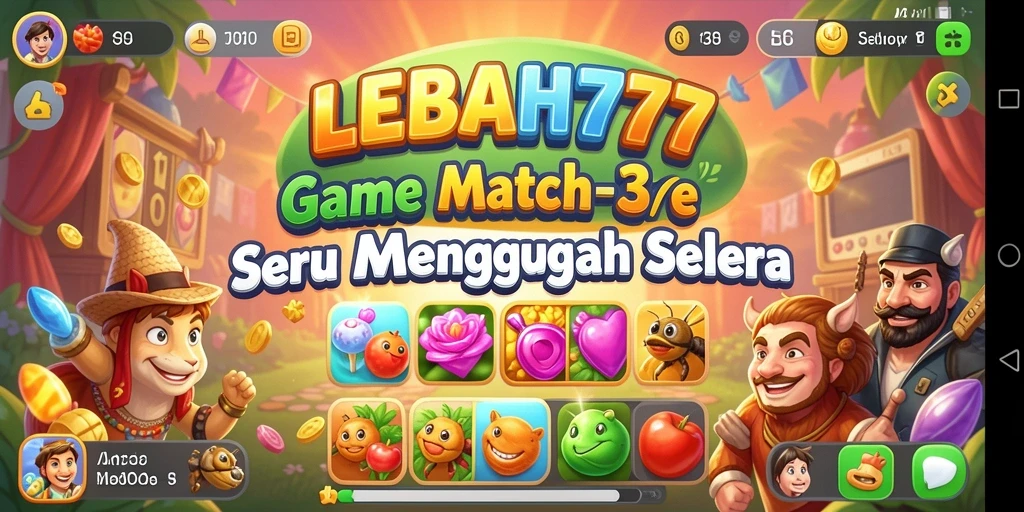 Tampilan gameplay LEBAH777 yang menantang dan seru.