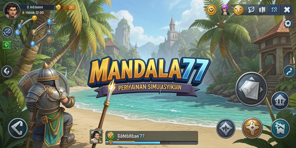 Screenshot gameplay MANDALA77 yang menarik dan interaktif.