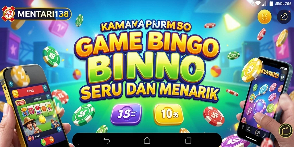 Tampilan screenshot gameplay Bingo yang seru dan interaktif.