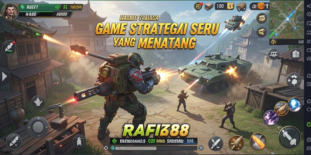 Screenshot gameplay <strong>RAFI88</strong> menunjukkan pertempuran strategi yang seru dan mendebarkan.