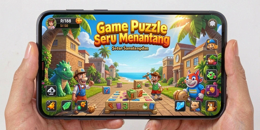 Tampilan gameplay RI188 yang menantang dan penuh warna.