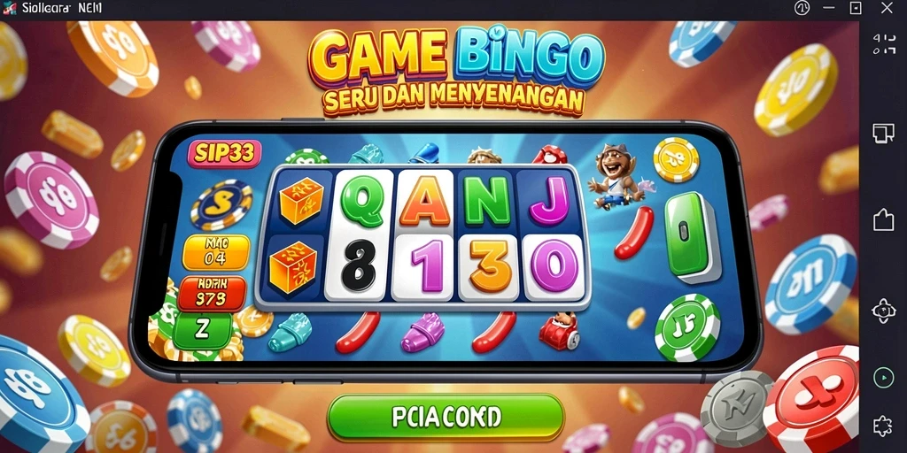 Tampilan gameplay SIP33 yang seru dan interaktif dalam permainan Bingo.