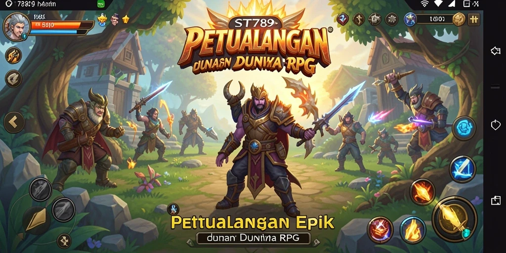 Screenshot gameplay ST789 menunjukkan aksi pertarungan yang mendebarkan.