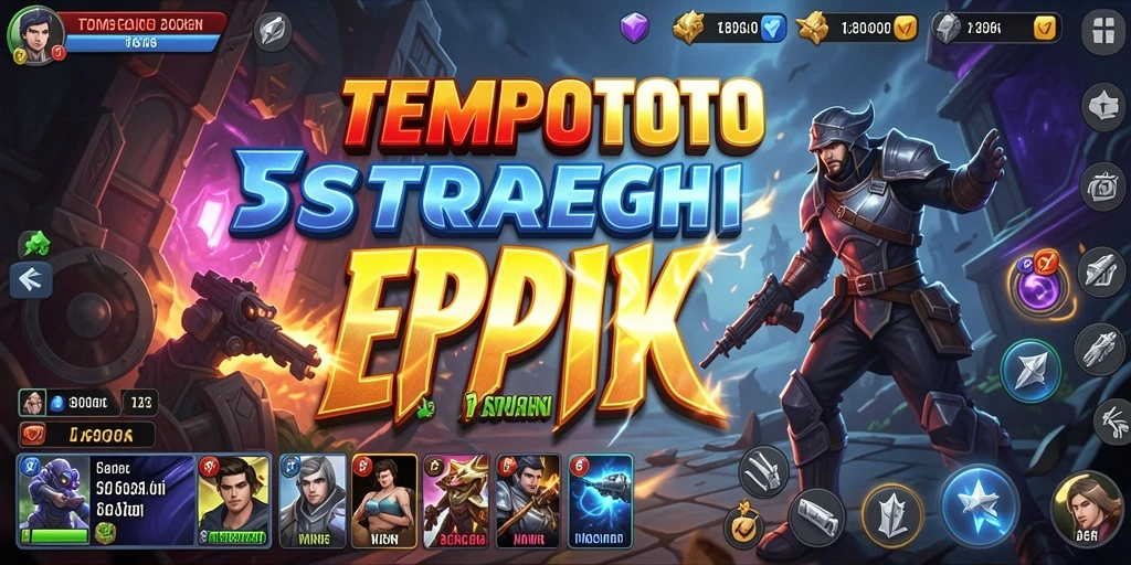 Tampilan gameplay TEMPOTOTO yang menantang dan seru.